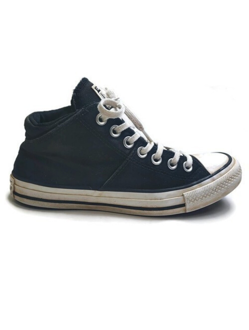 Converse Madison Chuck Taylor Allstar Mid Lace-Up Black Sneakers Size 7